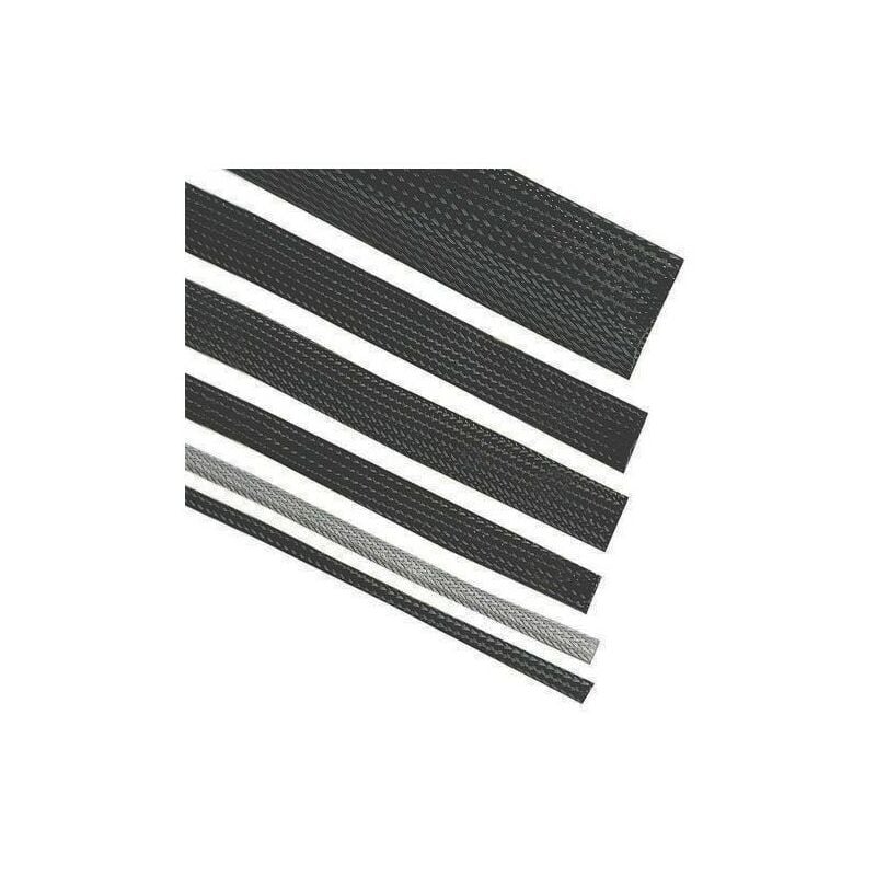 

Vaina Trenzada de Poliéster Elástico 4 mm Negro