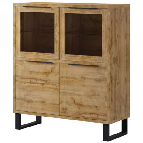 Vaisselier 4 portes Eden Bois et Metal