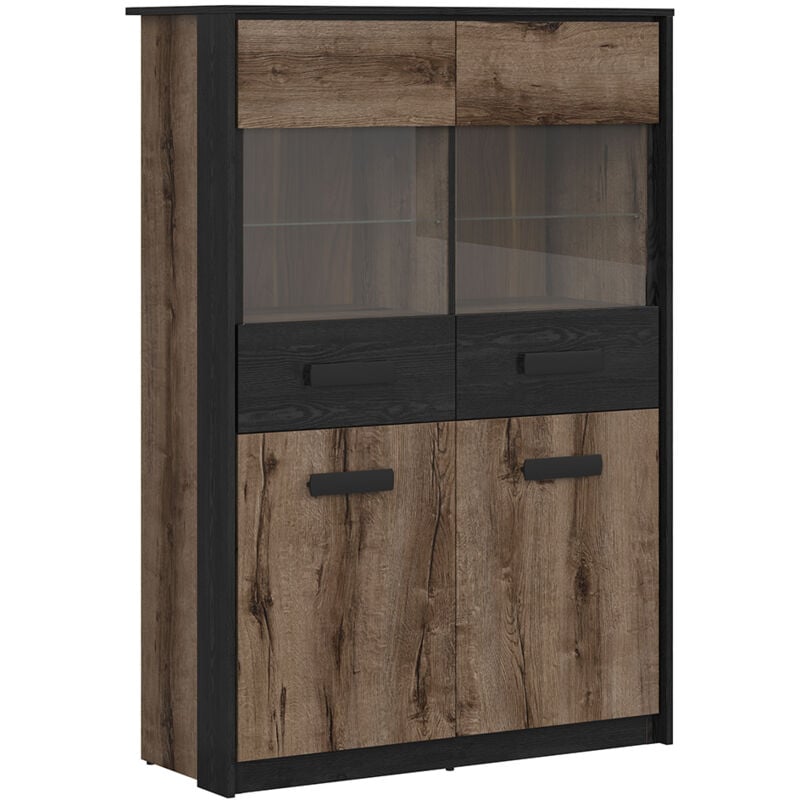 Vaisselier 4 portes Romane Bois