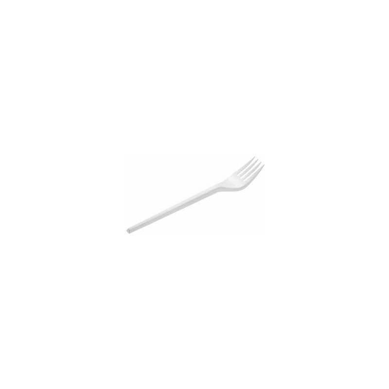 

Vajilla 1 Uso Tenedor Plastico Mesa Blanco (100Und