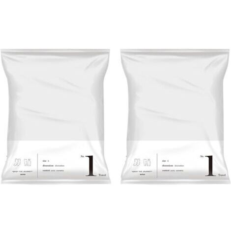 Vakuum-Kompressionsbeutel 42 x 32 cm – 2er-Pack, praktischer Organizer für Kleidung und Bettwäsche