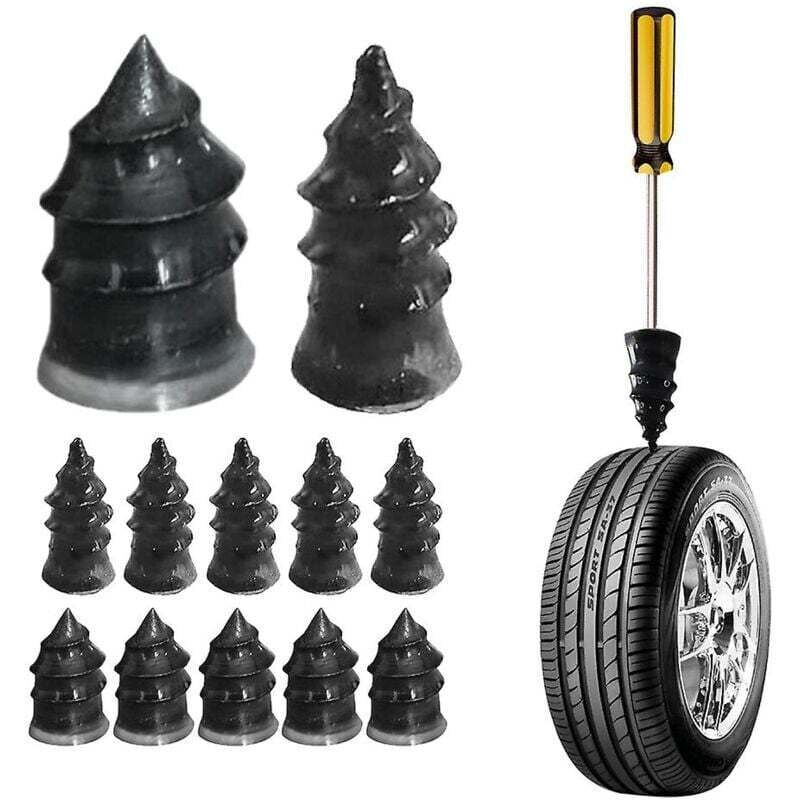 Image of Vakuum-Reifenreparaturset für Roller, Werkzeug zur Reparatur von schlauchlosen Gummireifen (L)