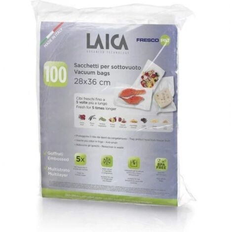 Vakuum-Verpackungsbeutel laica vt3512/ 28 x 36cm/ 100 Beutel