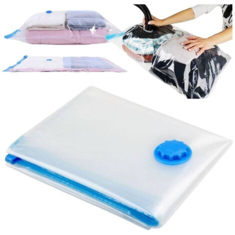 Vakuumbeutel für Kleidung, Bettwäsche, Decken, Reisen, Vakuumbeutel 60x40