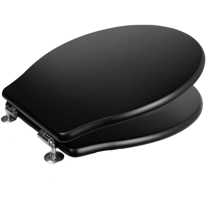 50344480 neoclassica Tapa Asiento Para wc Tanque Alto Negro - ref: 50344480 - Valadares