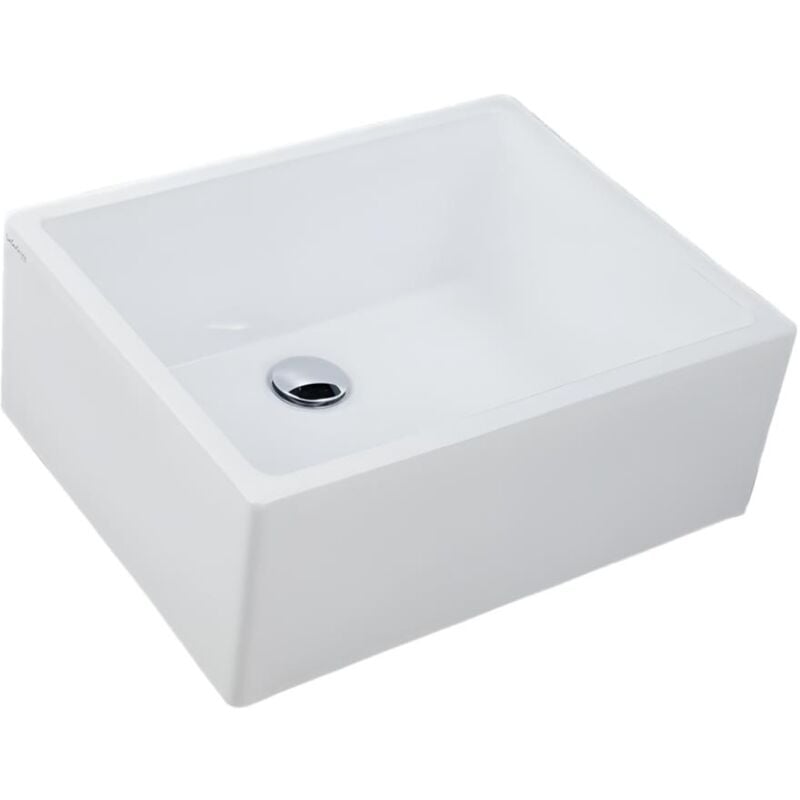 78615002 sintra Pileta Lavadero 48x38x19 cm Blanco - ref: 78615002 - Valadares