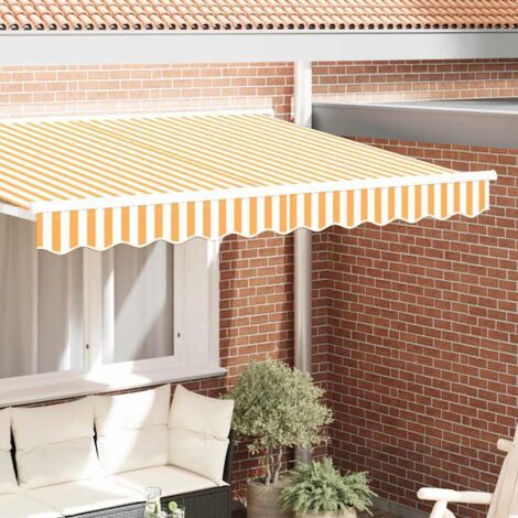 Valance de toldo Amarillo y  2.3 x 0.2 m Lona