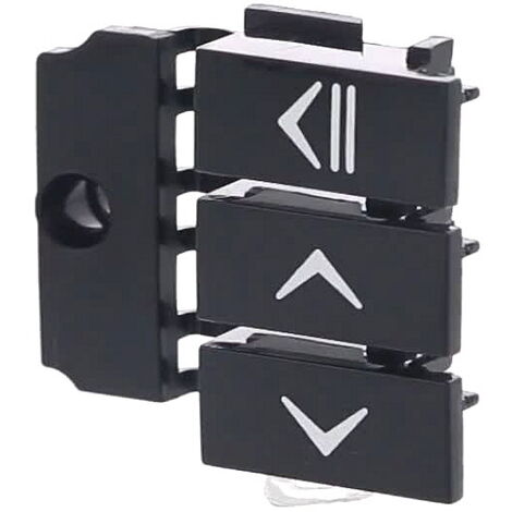 VALBERG, BOUTON Lave-Vaisselle POUSSOIR DROIT NOIR LITA