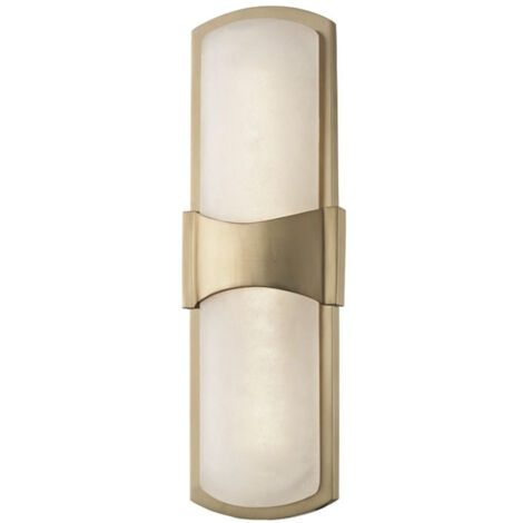 Valencia Applique Murale Led Laiton, Albâtre, 3000K