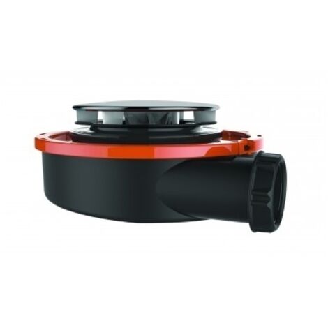 Valentin – Bonde de douche Flush 44 D90mm – Débit 44 l/min – Hauteur 60 mm – Capot inox 115 mm – Siphon amovible – 57670000000