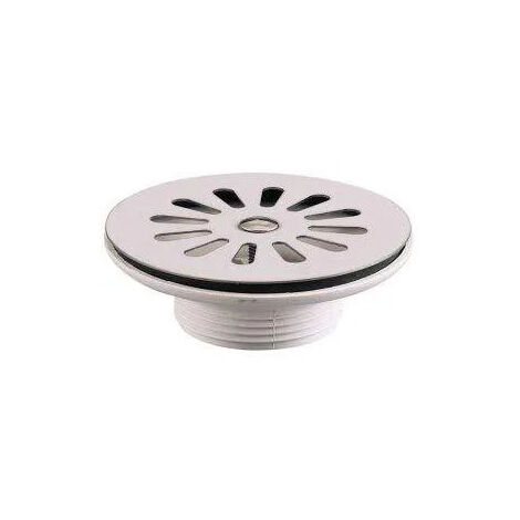 Bonde à grille pour évier pvc et gré, diamètre 60