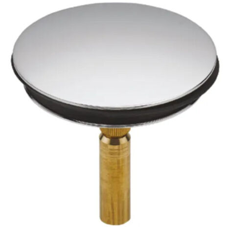 Valentin – Clapet inox 45mm pour vidage baignoire à câble – Joint en santoprène – Hauteur ajustable 27-42mm – Finition métal durable
