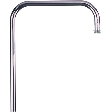 Valentin – Colonne de douche encastrée laiton chrome – Hauteur 1100mm – Largeur 250mm – Filetage mâle 1/2 – Pommeau diamètre 16mm