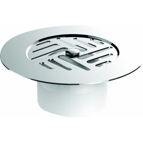 Valentin – Grille à cloche 85 mm – Plastique et inox – Résistante à la corrosion – Pour éviers et receveurs de douche – Installation facile