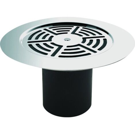 Valentin – Grille de bonde inox 115 mm – Compatible avec receveurs 90 mm – Drainage efficace pour douches – Installation facile