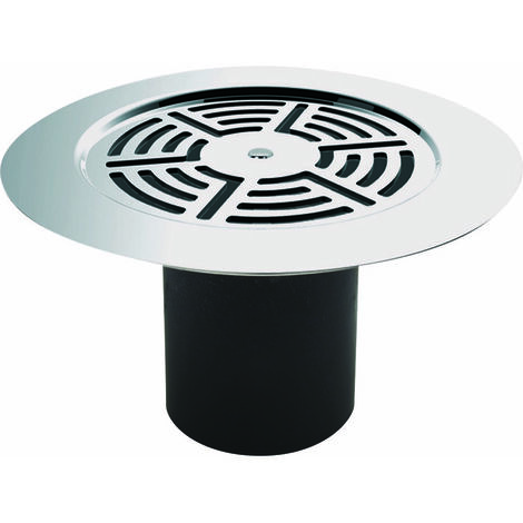 Valentin – Grille de bonde inox 115 mm – Compatible avec receveurs 90 mm – Drainage efficace pour douches – Installation facile