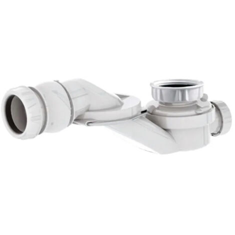 Valentin – Siphon extra plat gros débit – Polypropylène – Sortie orientable Ø 40 mm – Débit 70 l/min – Encombrement 95 mm