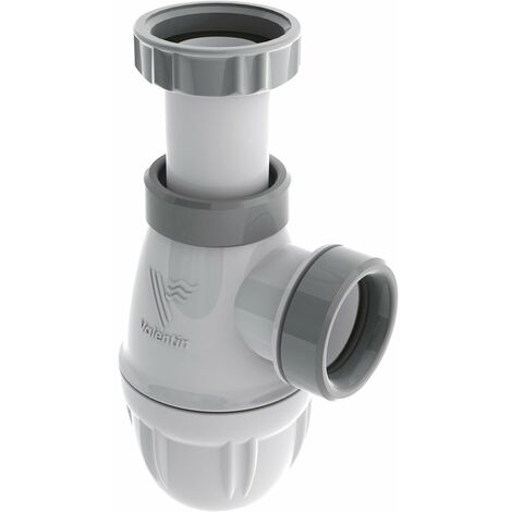 Valentin – Siphon de lavabo bi-matière avec joints surmoulés – Sortie 32 mm – Réglage de hauteur 45 à 99 mm – Débit 51 l/min