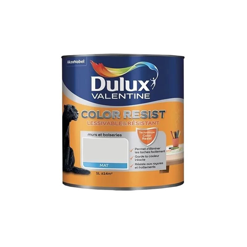 Valentine - Dulux Peinture acrylique Color Resist Nacre Mat 1 l