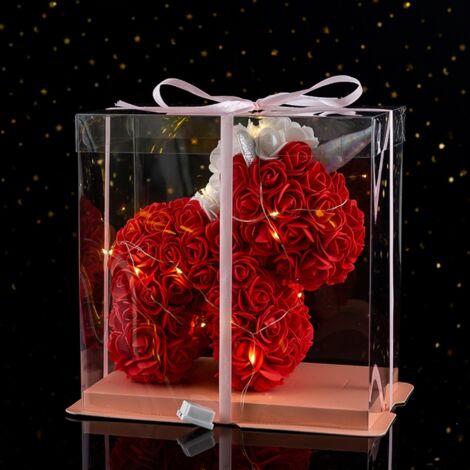 Valentinstagsgeschenk, LED-Rose, leuchtende Blumen-Weihnachtsdekoration