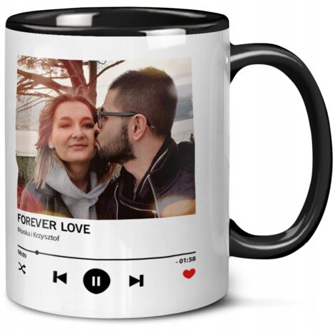 Valentinstagsgeschenk-Tasse mit Ihrem eigenen Foto und Namen für Sie/Ihn
