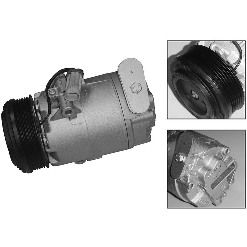 Klimakompressor Riemenscheibe 109mm Valeo für opel astra zafira