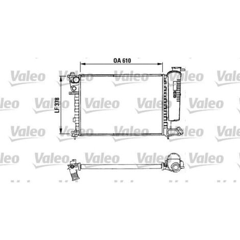 Valeo 730630 Radiatore, Raffreddamento Motore