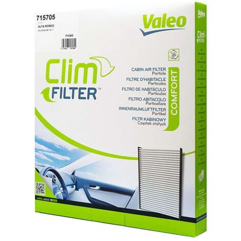 VALEO Clim Filter Comfort filtro abitacolo auto particellare Giulietta