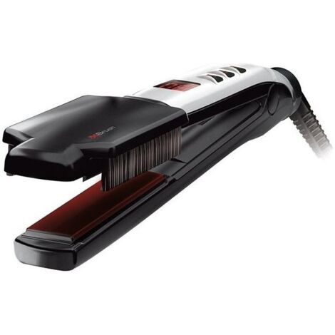 Valera Swiss'X Super Brush e Shine Piastra Professionale Nero-Argentato
