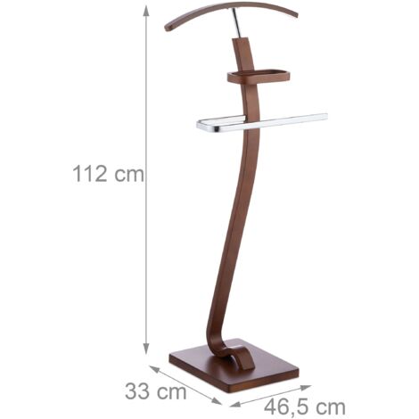 Valet 112 cm madera marrón oscuro 130002919