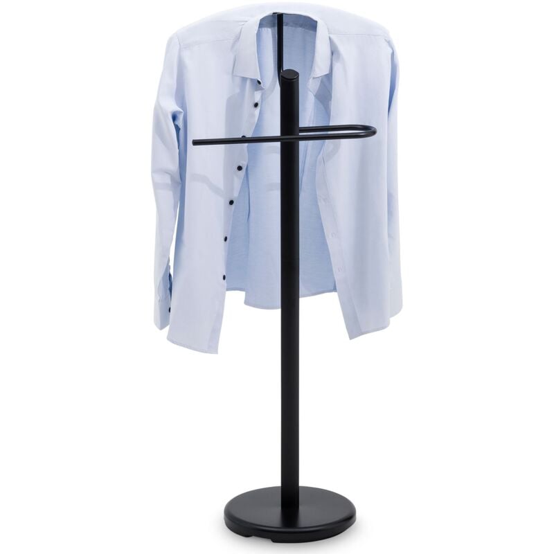 Valet ASMO, en métal laqué noir