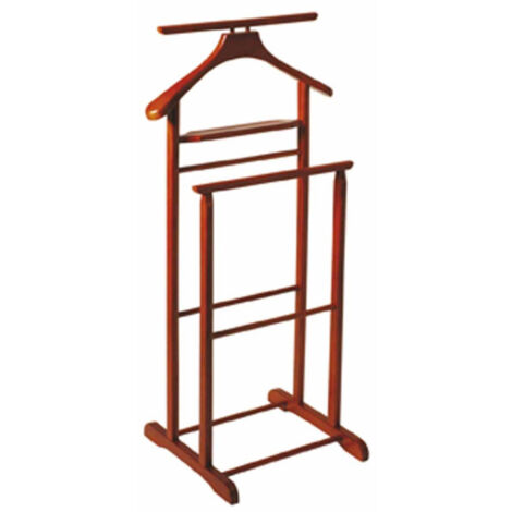 Valet de Chambre en Bois "Veoh" 102cm Cerisier