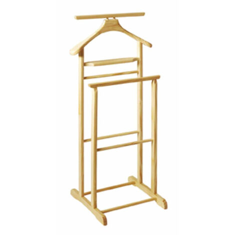 Valet de Chambre en Bois "Veoh" 102cm Naturel
