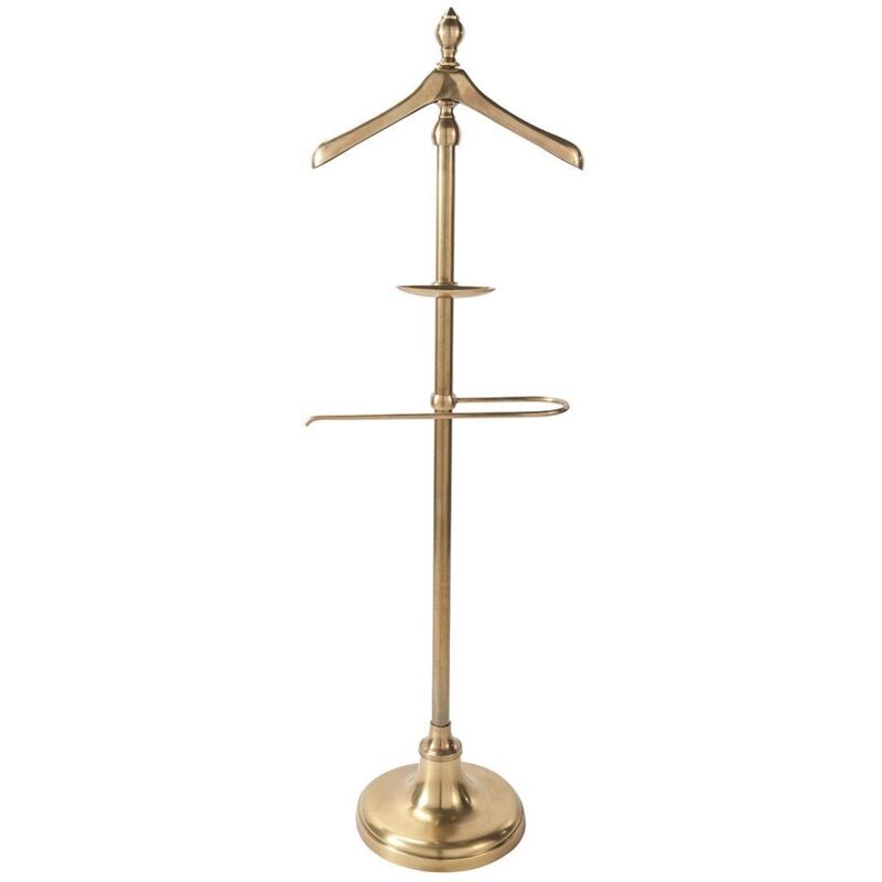 Valet de chambre en laiton doré - Signature