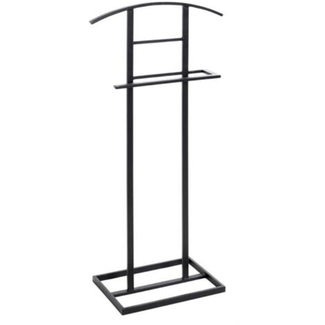 Valet de Chambre en Métal "Lanida" 101cm Noir