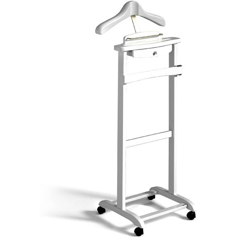 Valet de Chambre, modèle Rennes, blanc.
