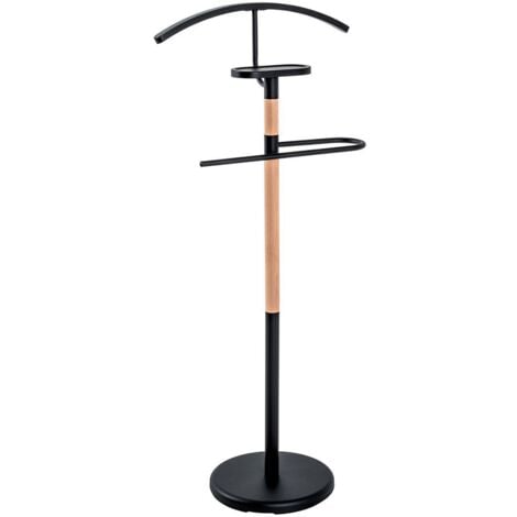 PEGANE Valet De Nuit En Métal Noir - Longueur 45 X Profondeur