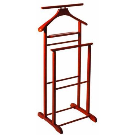 Valet de nuit 47x36x102 cm en bois massif marron