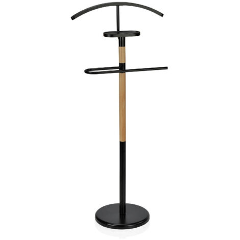 Valet de Nuit en Bois Noir