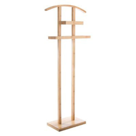 Valet de Salle de Bain "Bambou" 113cm Naturel
