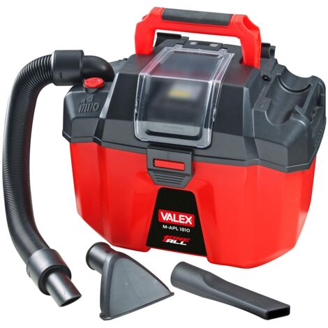 Valex Aspiratore a Batteria 1350145, Rosso
