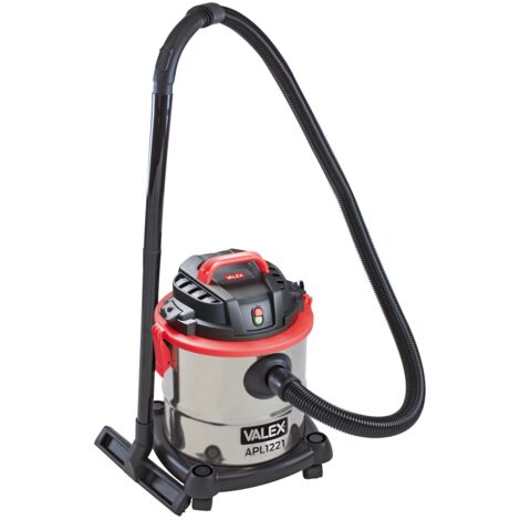 Valex Aspiratore Polvere e Liquidi 20L Grigio 1200W con Soffiaggio