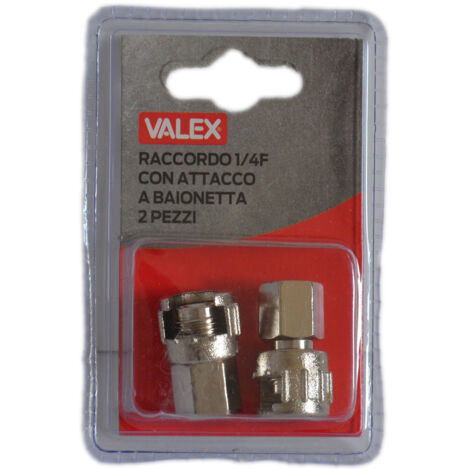 VALEX ATTACCO A BAIONETTA 1/4F 2PZ