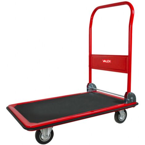 Valex Carrello Portapacchi Acciaio Manico Pieghevole Portata 150Kg Magazzino