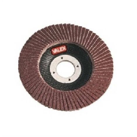 Valex disco abrasivo all'ossido di alluminio per metalli lamellare grana 60 1464647