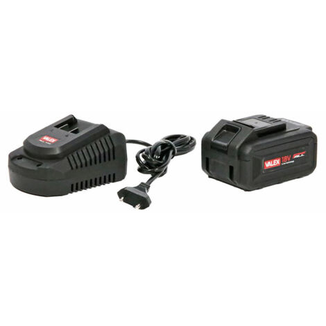 Valex KIT ONEALL Batteria 5Ah e Caricabatterie 2.4A 18V