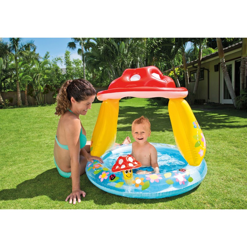 Piscina INTEX 57114 BABY FUNGO tonda GIOCO gonfiabile rotonda CM 102x89H