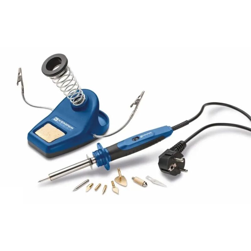 Pirografo Kemper Con Supporto E Kit 7 Accessori 40 W