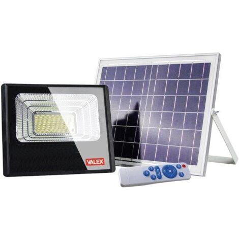 Valex Proiettore Solare in Alluminio 25W con Pannello