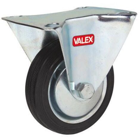 Valex ruota fissa in gomma da 125 mm
